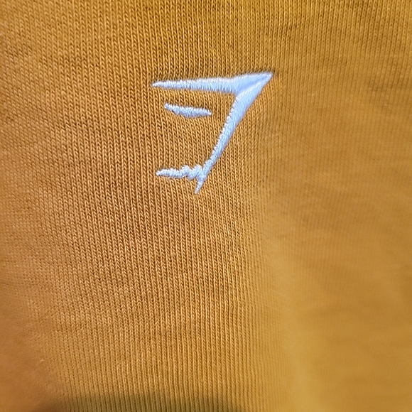 Gymshark Yellow Cropped Hoodie Relaxed Fit - Picture 5 of 7